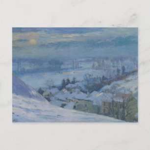 Carte Postale Le village de Herblay sous la neige, 1895