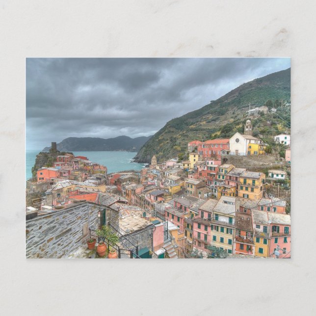 Carte Postale Le village de pêcheurs de Vernazza, Cinque Terre,  (Devant)