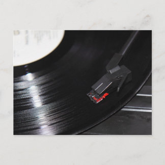 Carte Postale Le vinyle n'est pas mort