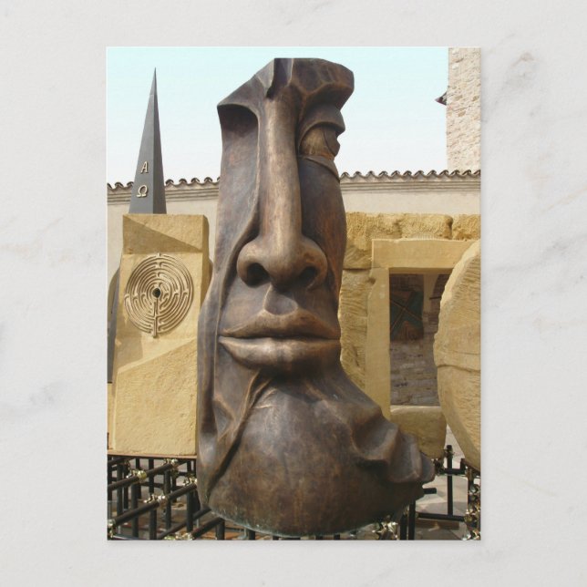 Carte Postale Le visage (Devant)