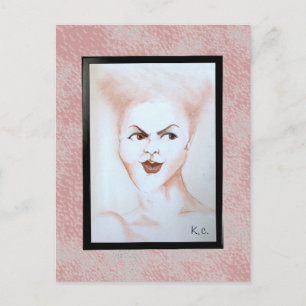 Carte Postale Le visage