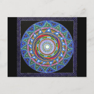 Carte Postale Le vortex se développant en spirales (carte