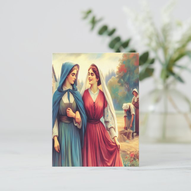 Carte Postale Le Voyage d’amour fidèle de Ruth (Debout devant)