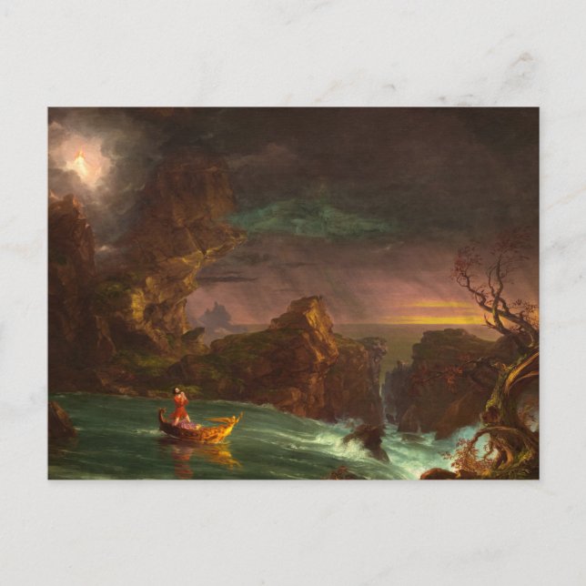 Carte Postale Le voyage de la vie, Manhood de Thomas Cole (Devant)