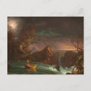 Carte Postale Le voyage de la vie : Manhood par Thomas Cole Post