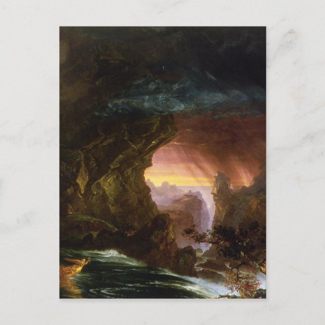 Carte Postale Le voyage de la vie : Manhood Thomas Cole (Devant)