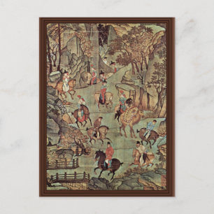 Carte Postale Le Voyage De L'Empereur Ming Huang Shu Après Par