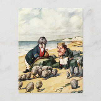 Carte Postale Le Walrus et le charpentier