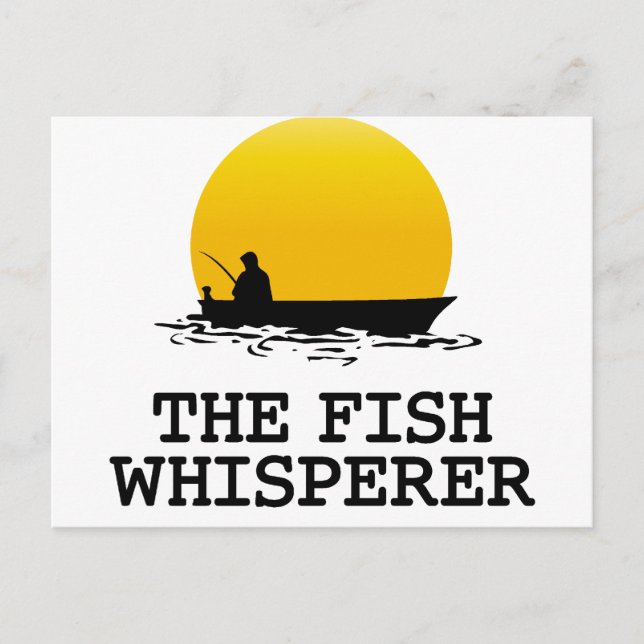 Carte Postale Le Whisperer aux poissons (Devant)
