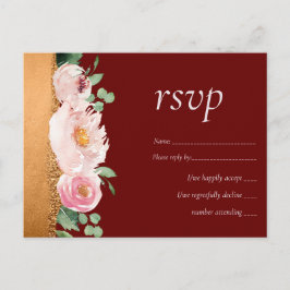 Carte Postale LeahG Budget Rose Glamor Girly Mariage