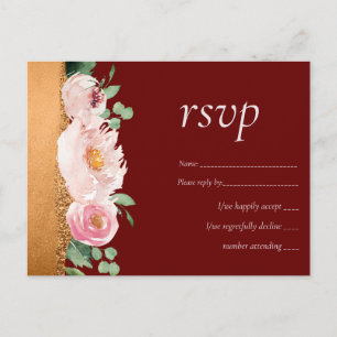 Carte Postale LeahG Budget Rose Glamor Girly Mariage