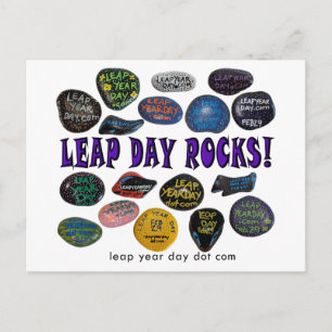CARTE POSTALE LEAP DAY ROCKS!