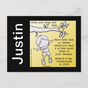 Carte Postale Leap of Faith