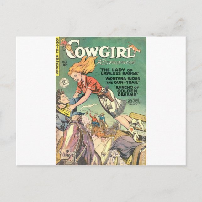 Carte Postale Leaping Cowgirl (Devant)