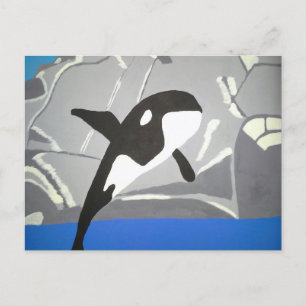Carte Postale Leaping Whale