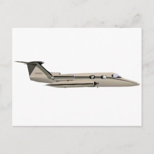 Carte Postale Learjet 23