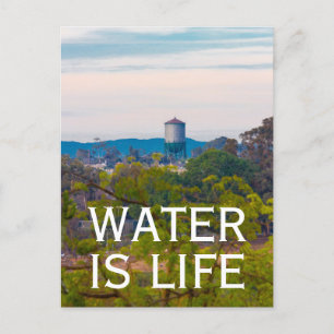 Carte Postale L'eau est la vie L'eau Tour Écologie De l'environn