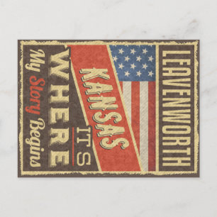 Carte Postale Leavenworth Kansas