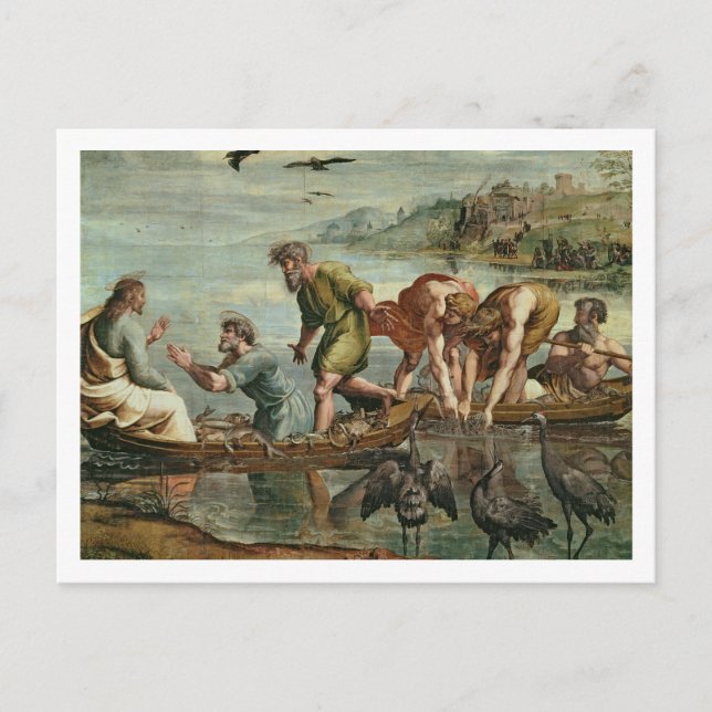 Carte Postale L'ébauche miraculeuse des poissons (bande dessinée (Devant)