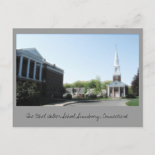 Carte Postale L'école Ethel Walker, Simsbury, CT (Devant)