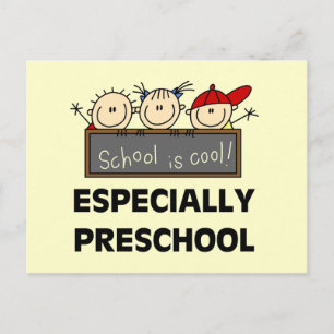 Carte Postale L'école préscolaire est un tee-shirt et un cadeau 