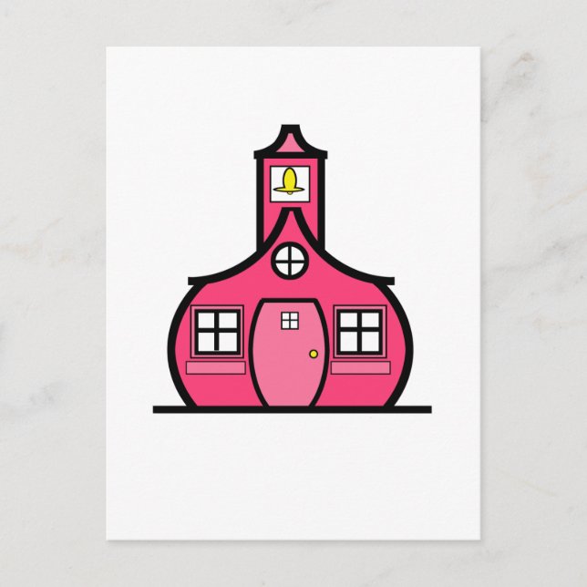 Carte Postale L'école rose (Devant)