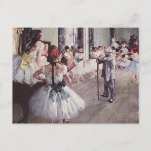 Carte Postale Leçon de ballet Edgar Degas