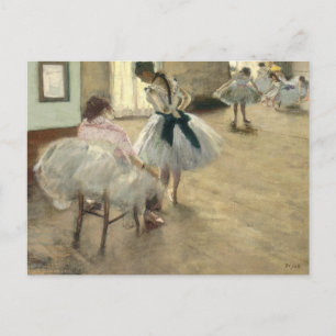 Carte Postale Leçon de danse par Edgar Degas