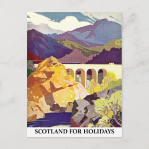 Carte Postale L'Écosse pour les vacances