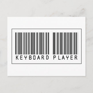Carte Postale Lecteur Clavier Code Barres