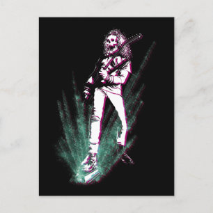 Carte Postale Lecteur de guitare en métal lourd