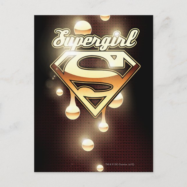 Carte Postale Lecteurs d'or Supergirl (Devant)