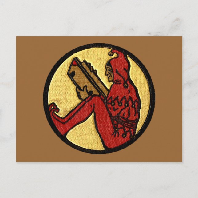 Carte Postale Lecture de Jester (Devant)