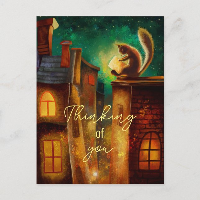 Carte Postale Lecture de nuit Fairytale personnalisable (Devant)