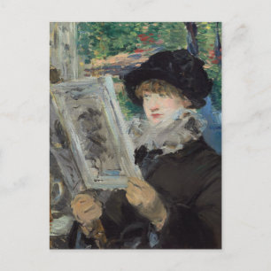 Carte Postale Lecture Édouard Manet