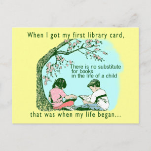 Carte Postale Lecture précoce