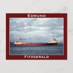 Carte Postale L'Edmund Fitzgerald sur la rivière St. Clair