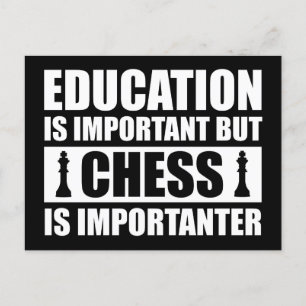 Carte Postale L'Éducation Est Importante, Mais Les Échecs Sont I