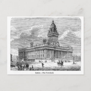Carte Postale Leeds Townhall