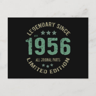 Carte Postale Légende de 65 ans Fête des 65 ans