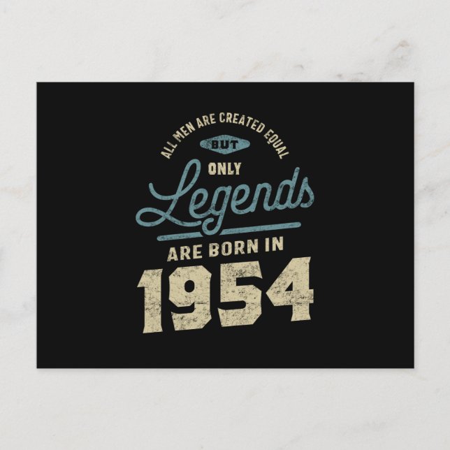Carte Postale Légendes depuis le cadeau d'anniversaire 1954 (Devant)