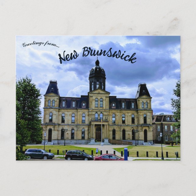Carte Postale Législature du Nouveau-Brunswick Fredericton NB (Devant)