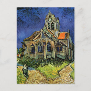 Carte Postale L'église d'Auvers par Vincent van Gogh