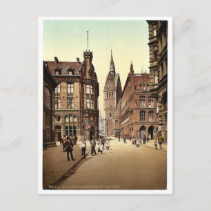 Carte Postale L'église du marché, Hanovre, Hanovre, Allemagne ma