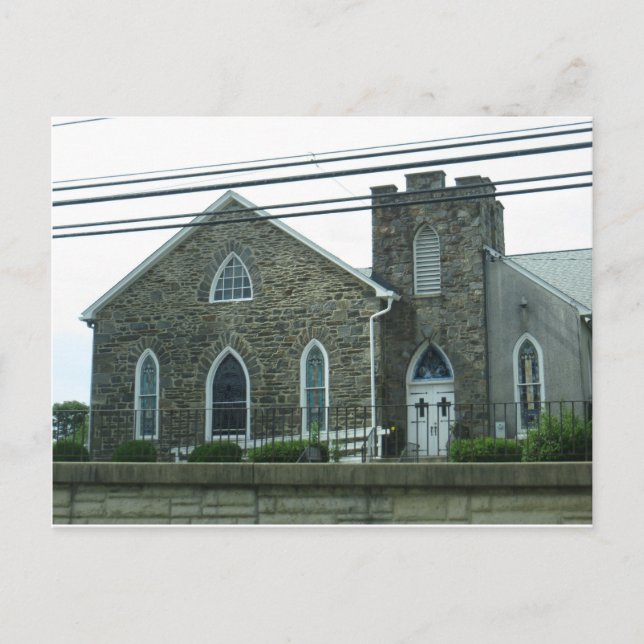 Carte Postale L'église en pierre du Maryland (Devant)