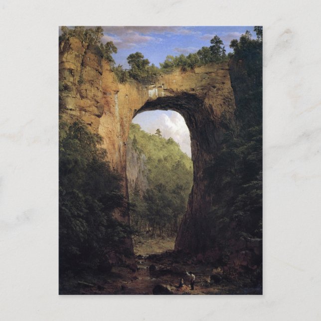 Carte Postale L'église Frederic Edwin - Le Pont Naturel Virgini (Devant)
