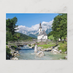 Carte Postale L'église paroissiale de Ramsau