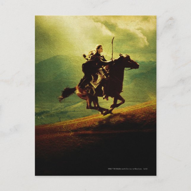 Carte Postale LEGOLAS GREENLEAF™ sur cheval (Devant)