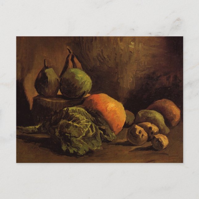 Carte Postale Légumes et fruits de Vincent van Gogh (Devant)