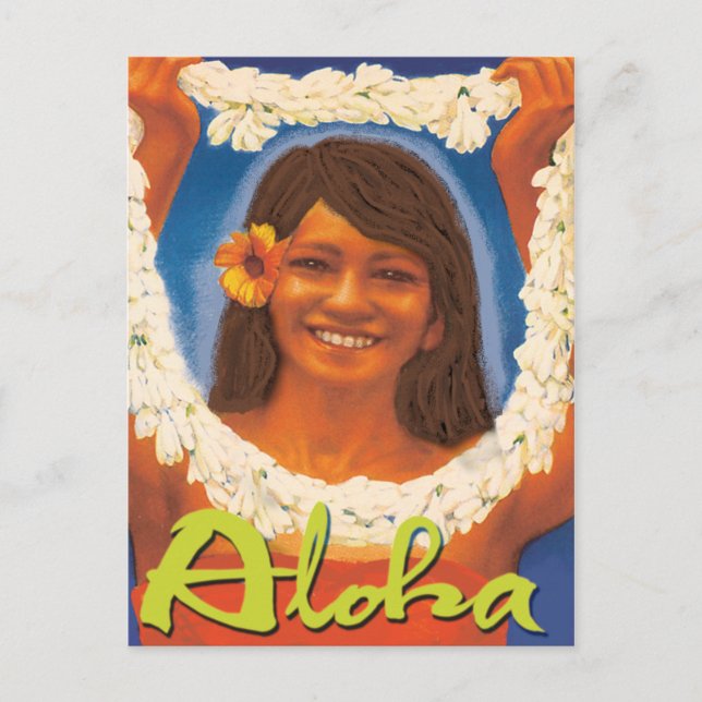 Carte Postale Lei Aloha (Devant)